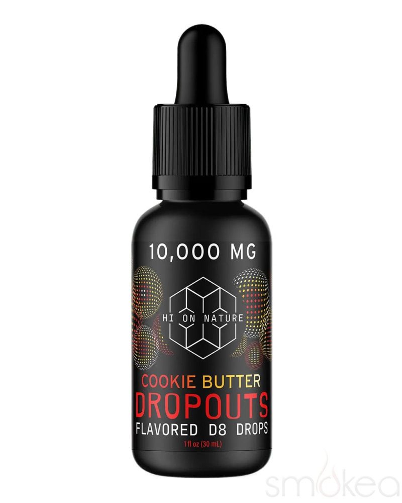 hi on nature 10000mg delta 8 dropouts cookie butter 29629055959142