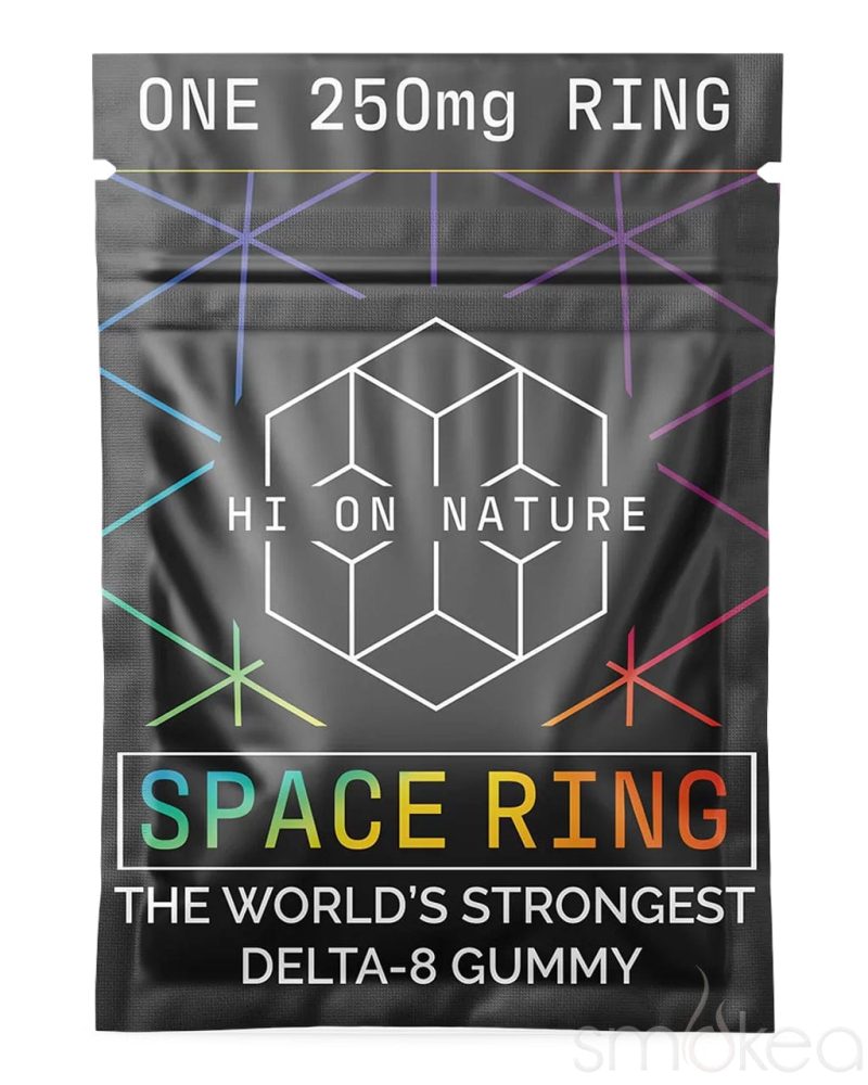 hi on nature 250mg delta 8 space ring gummy 29177368248422