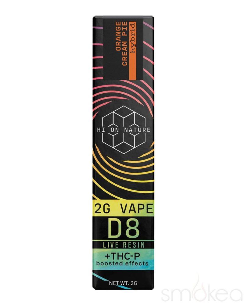 hi on nature 2g delta 8 thcp live resin vape orange cream pie 29580328730726