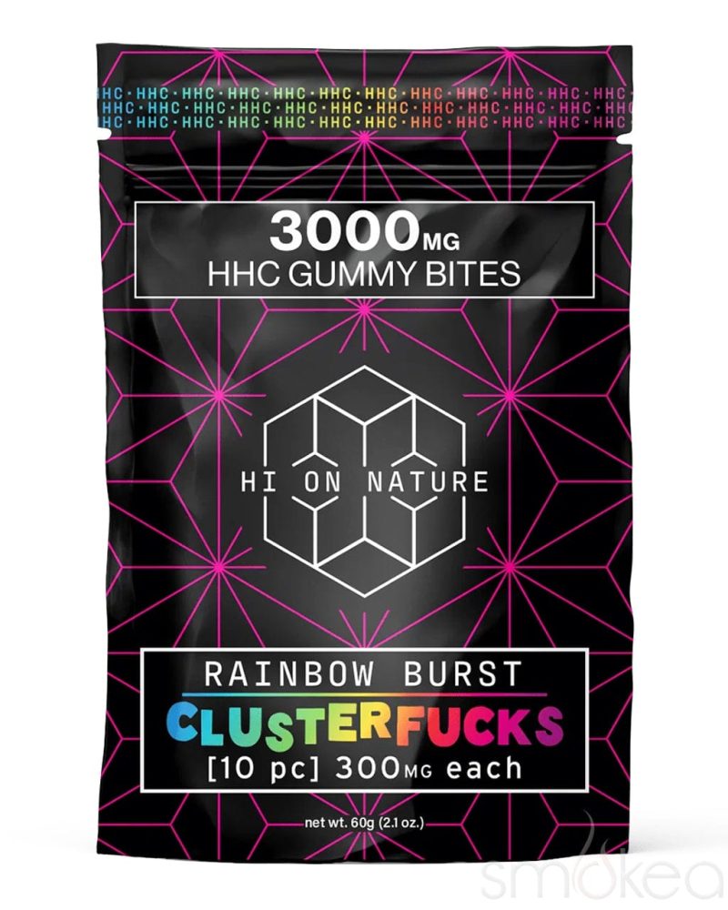 hi on nature 3000mg hhc clusterfucks gummy bites 10 pack 29612086657126