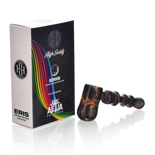 High Society Eris Hammer Bubbler Black Swirl