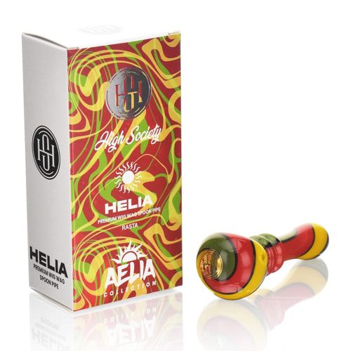 High Society Helia Spoon Pipe Rasta