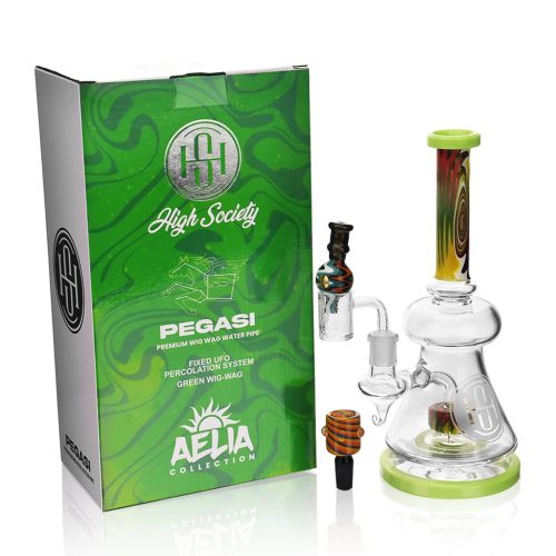 High Society Pegasi Hybrid Water Pipe Slime Green