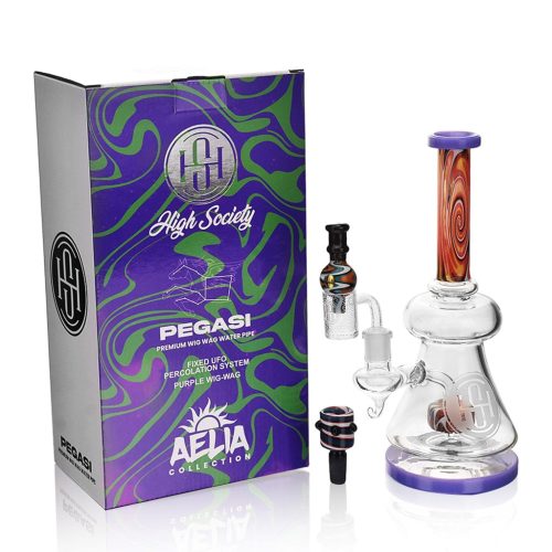 High Society Pegasi Hybrid Water Pipe Slime Purple