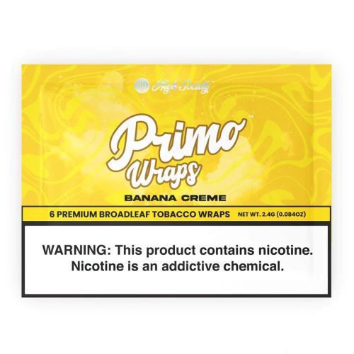 High Society Primo Broad Leaf Tobacco Wraps (6-Pack) Banana Creme