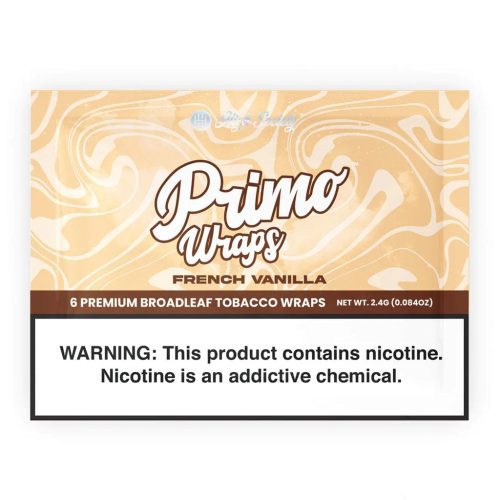 High Society Primo Broad Leaf Tobacco Wraps (6-Pack) French Vanilla