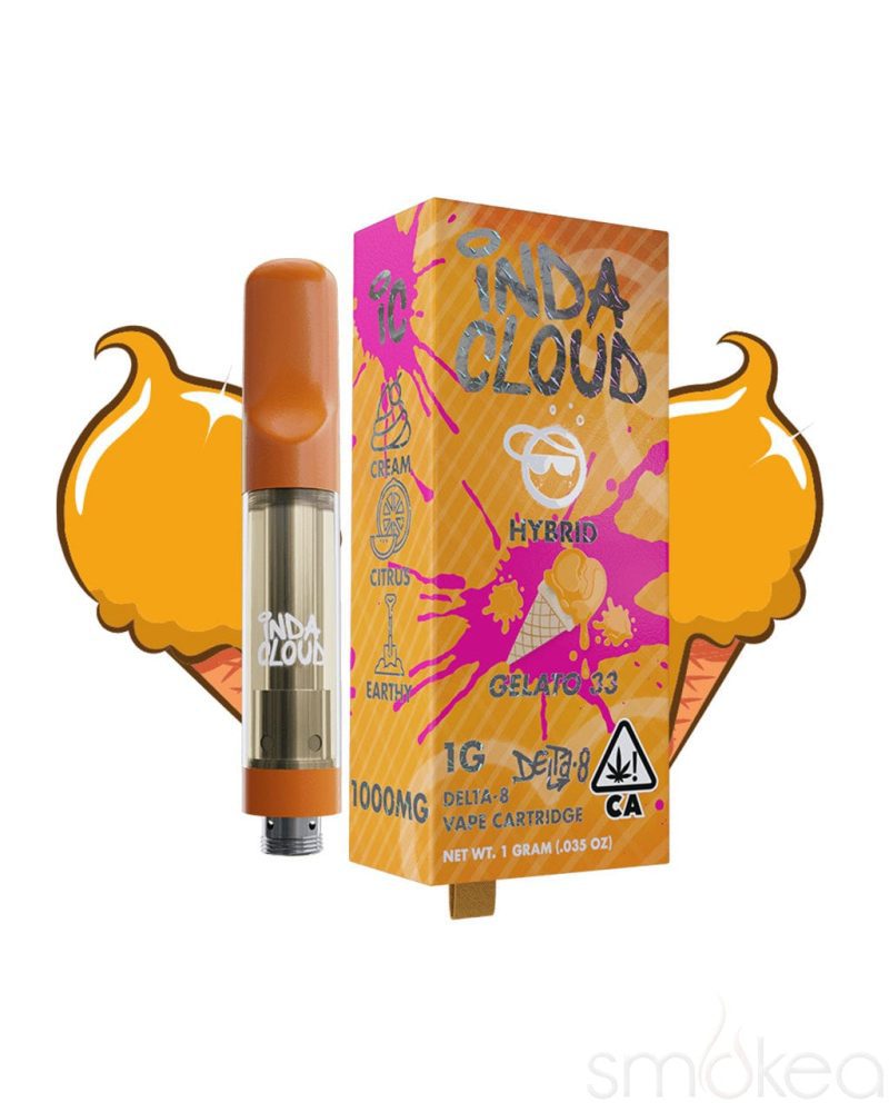 indacloud 1g delta 8 vape cartridge gelato 33 29746562596966