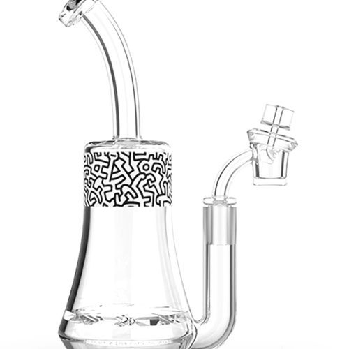 K. Haring Dab Rig Black and White