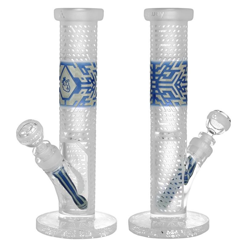 milkyway glass crystallized straight tube bong 31362962128998