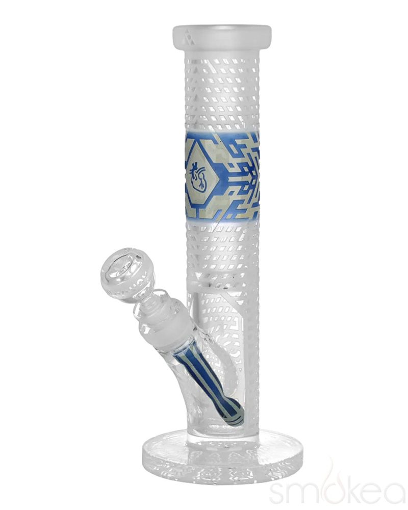 milkyway glass crystallized straight tube bong 31362978250854