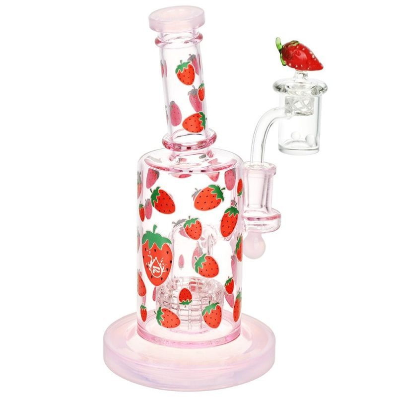 pulsar fruit series strawberry cough rig straw bundle 31323992817766