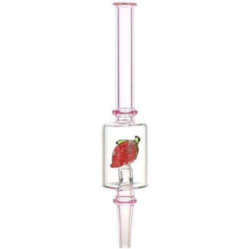 pulsar fruit series strawberry cough rig straw bundle 31323992883302