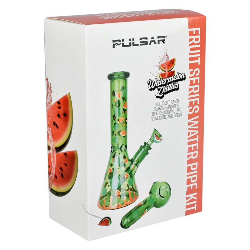 pulsar fruit series watermelon zkittles bong pipe bundle 30992643588198