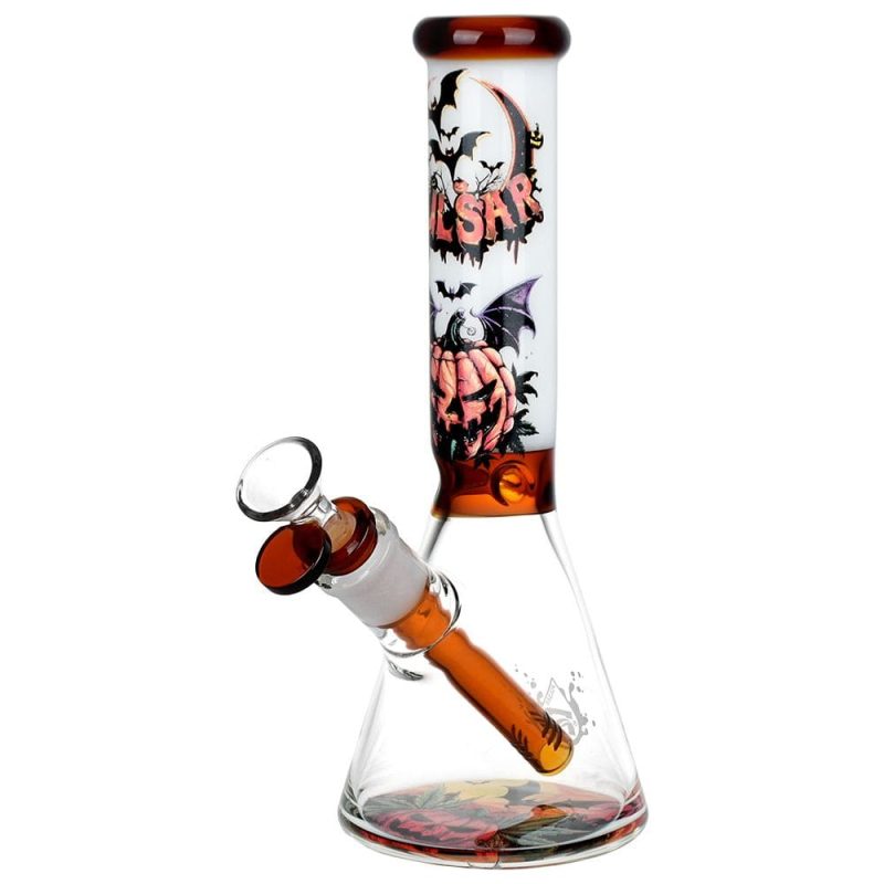 pulsar halloween scene beaker bong 31734485287014