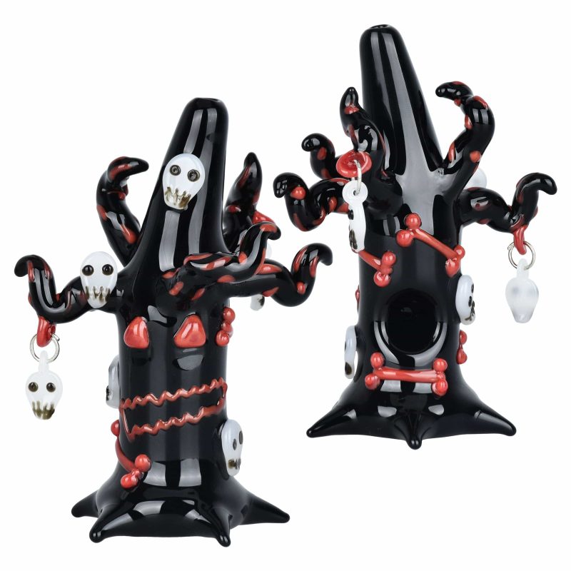 pulsar spooky halloween tree glass hand pipe 31396870094950