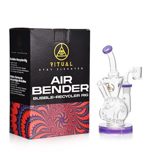 ritual 6 5 air bender bubble cycler dab rig 30994273009766