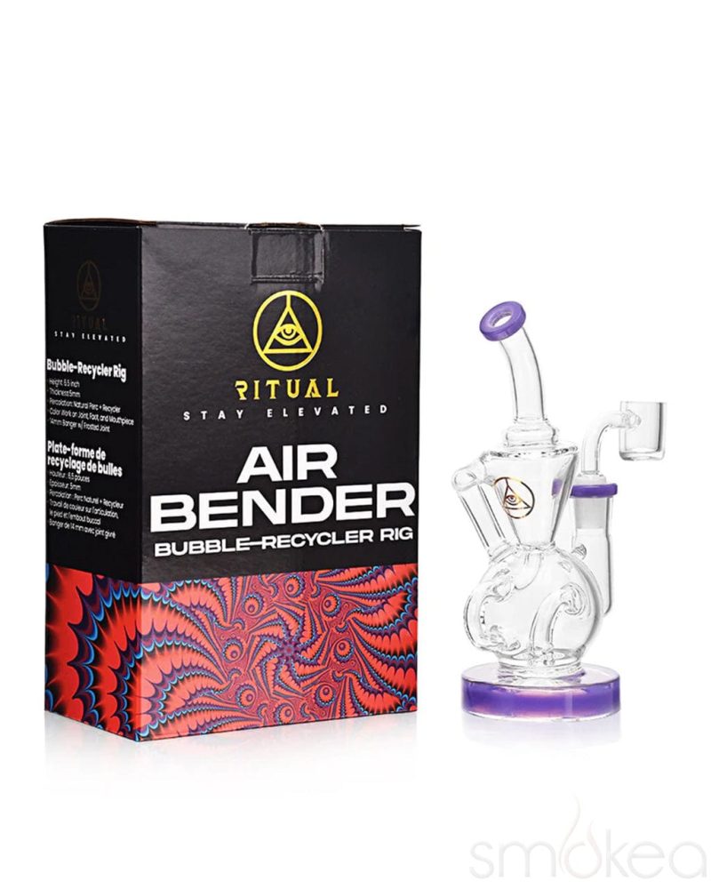 ritual 6 5 air bender bubble cycler dab rig 30994273009766