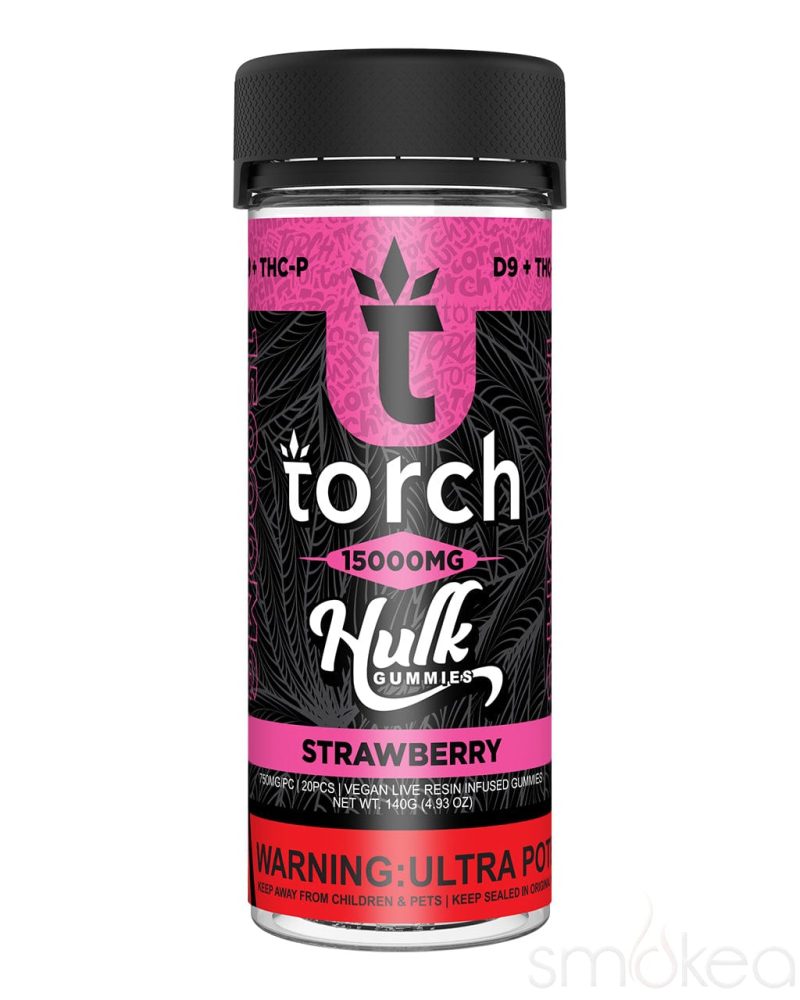 torch 15000mg delta 9 thcp hulk gummies strawberry 30973499048038