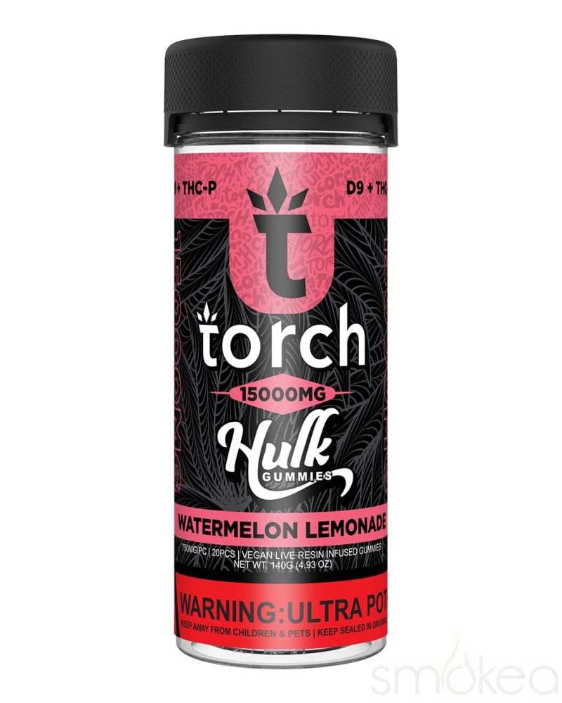 torch 15000mg delta 9 thcp hulk gummies watermelon lemonade 30973517955174