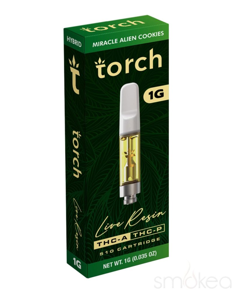 torch 1g thca live resin blend cartridge miracle alien cookies 30972415737958