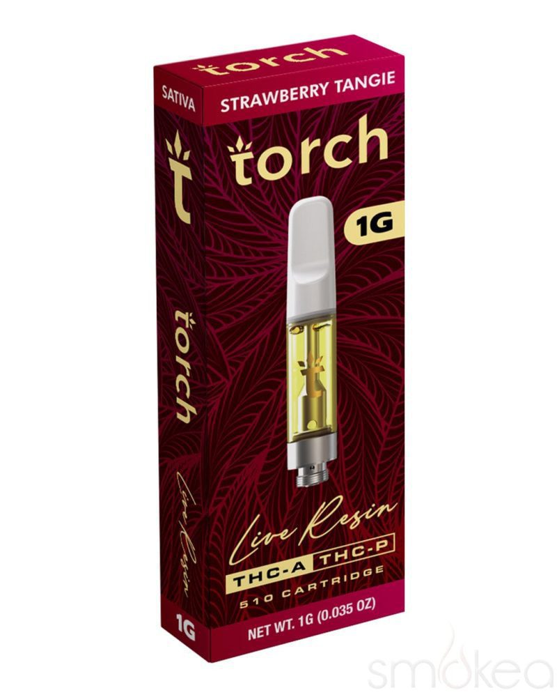 torch 1g thca live resin blend cartridge strawberry tangie 30972383133798