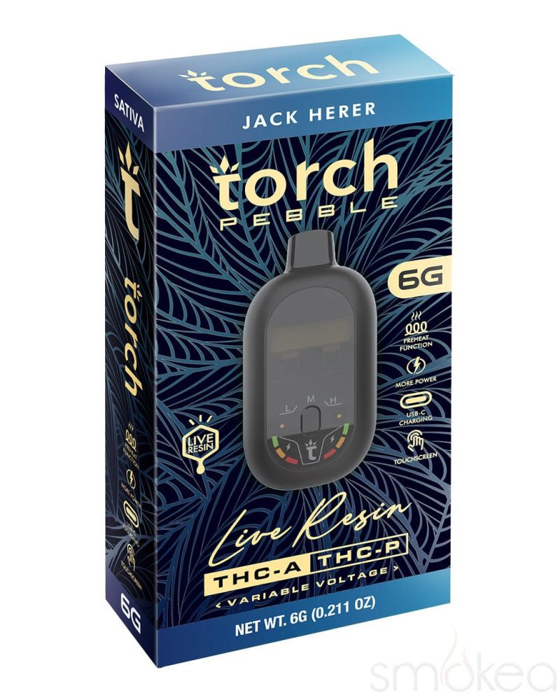 torch 6g pebble thca live resin blend vape jack herer 30972947660902