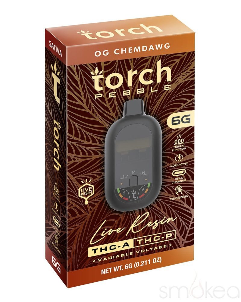 torch 6g pebble thca live resin blend vape og chemdawg 30973002416230