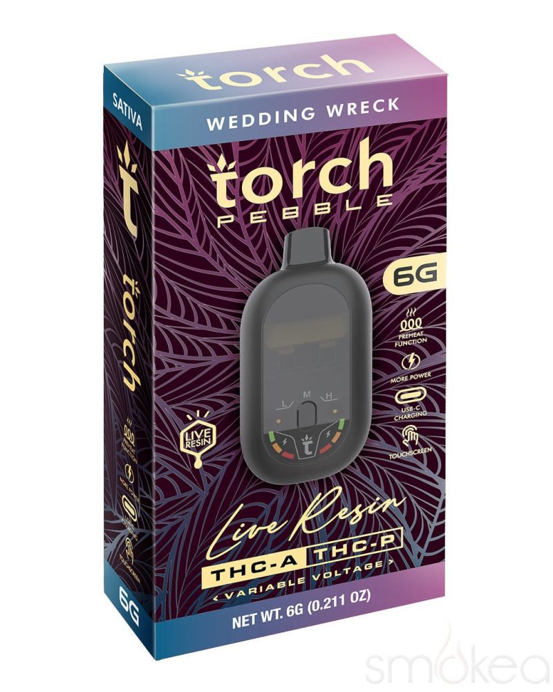 torch 6g pebble thca live resin blend vape wedding wreck 30973056090214