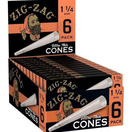 zig zag 1 1 4 pre rolled cones 6 pack 28177154932838