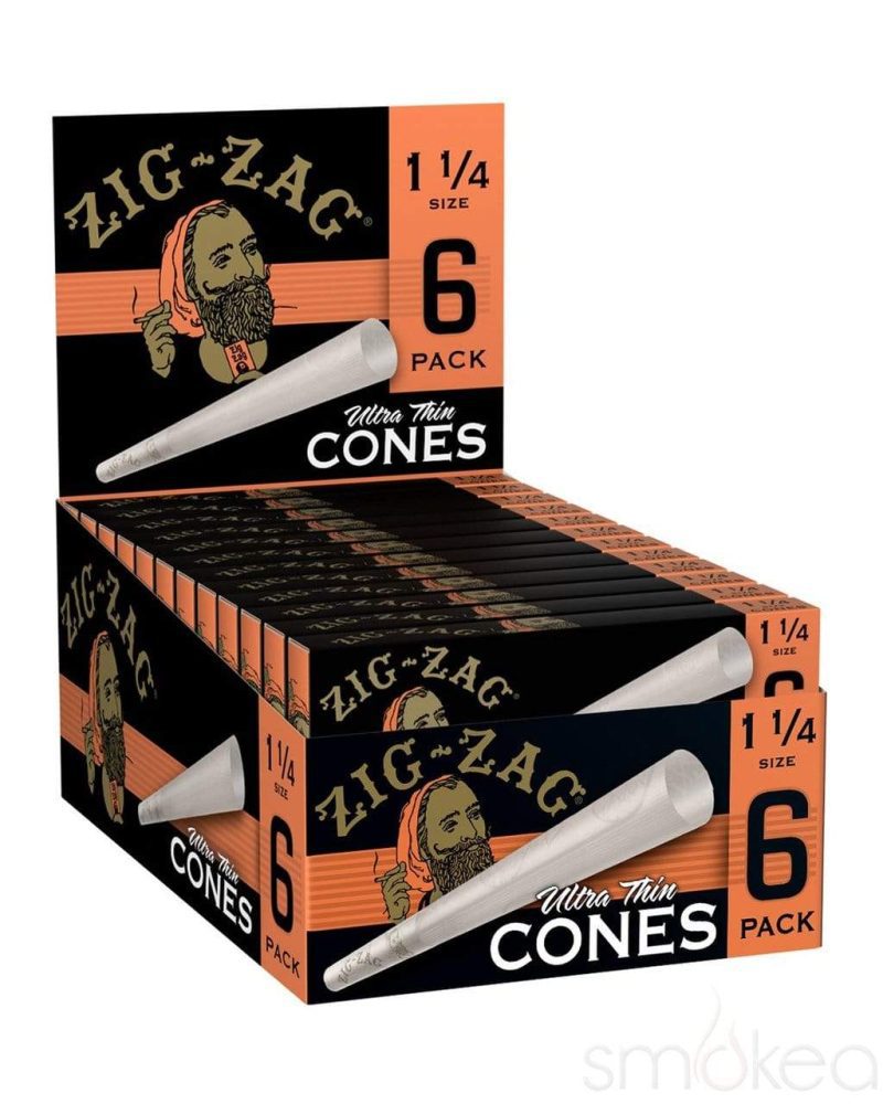 zig zag 1 1 4 pre rolled cones 6 pack 28177154932838